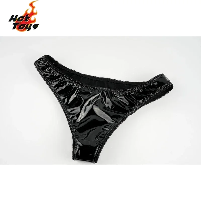 Hot Toys Game Over Anime Patent Leather Short Vest Cosplay Women Cyberpunk Uniform Set Costume