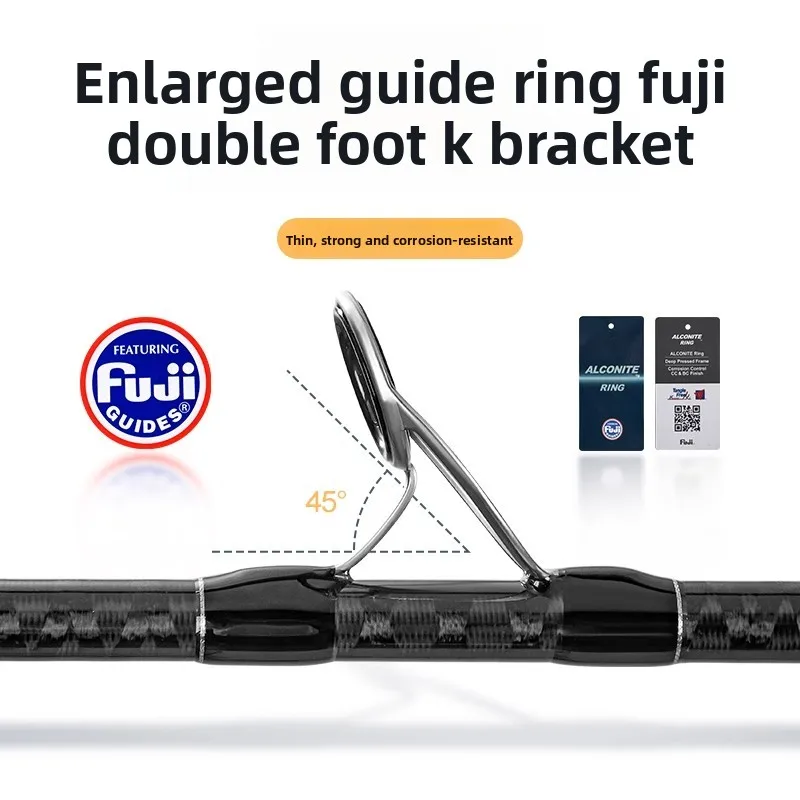 SAIVA Fuji Sic LongCasting الصيد رود عالية الكربون خفيفة الصب الغزل إغراء الصيد رود 2.13 متر-3.2 متر ل باس البحر