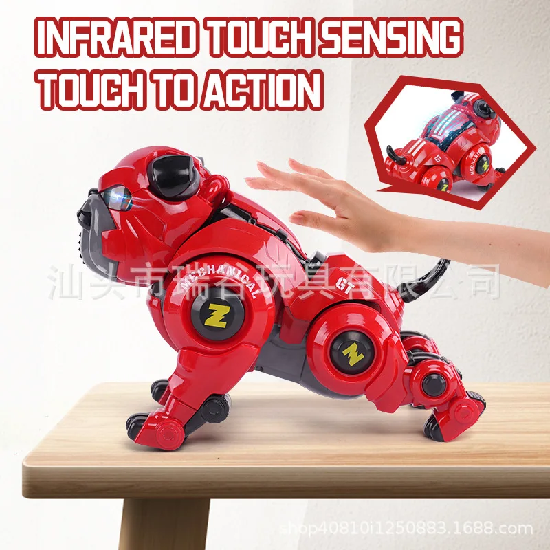 インテリジェントロボット犬のタッチセンシングプログラミング,機械式犬,リモコン,電気玩具