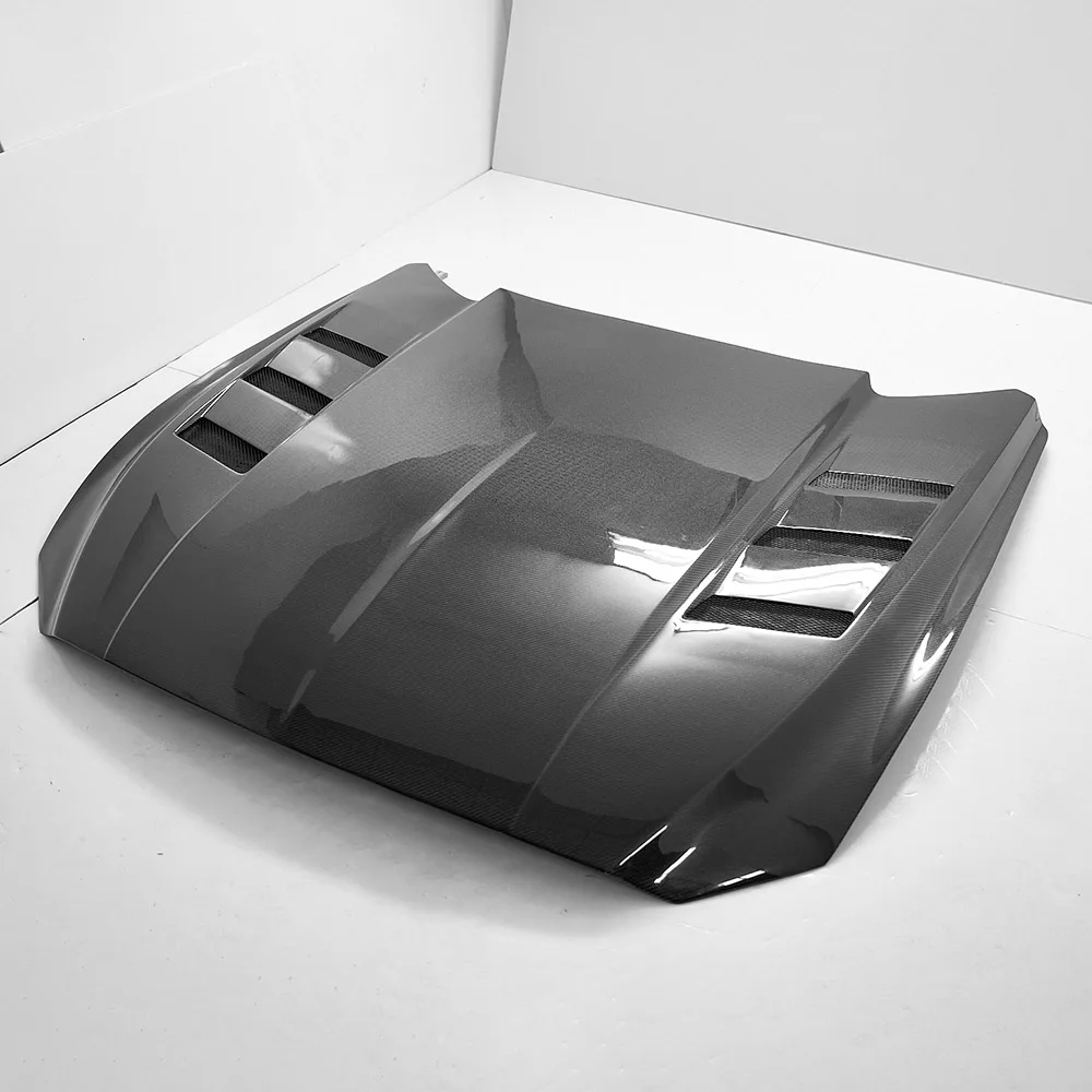 

Автомобильная система кузова в стиле 004, передний капот из углеродного волокна, вентилируемый капот двигателя для Ford Mustang 2015-2017, 100% хорошо протестирован