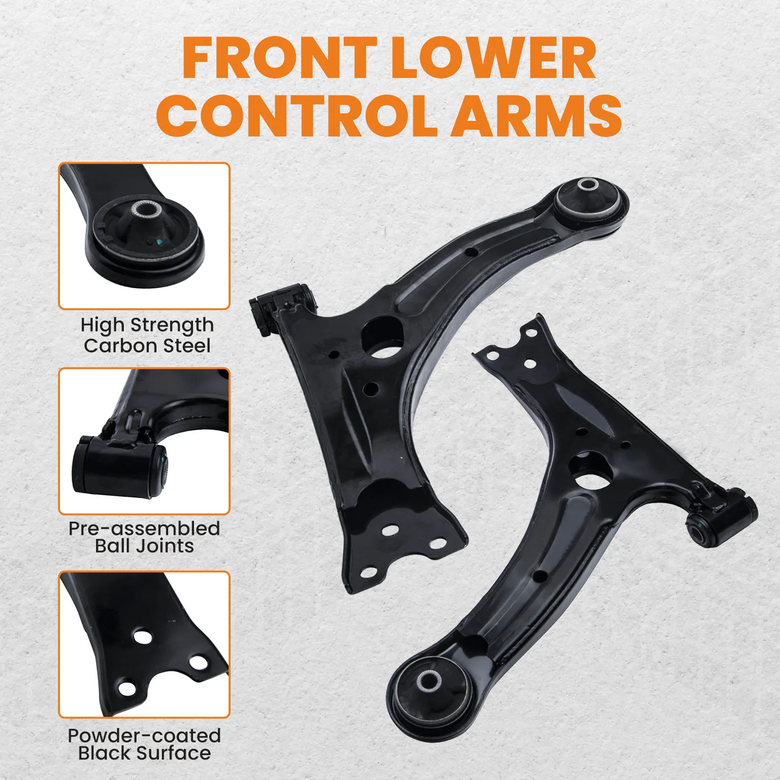 8x draagarmen vooraan met kogelgewricht stabilisatorstangen voor Toyota Matrix Vibe 2003-2008