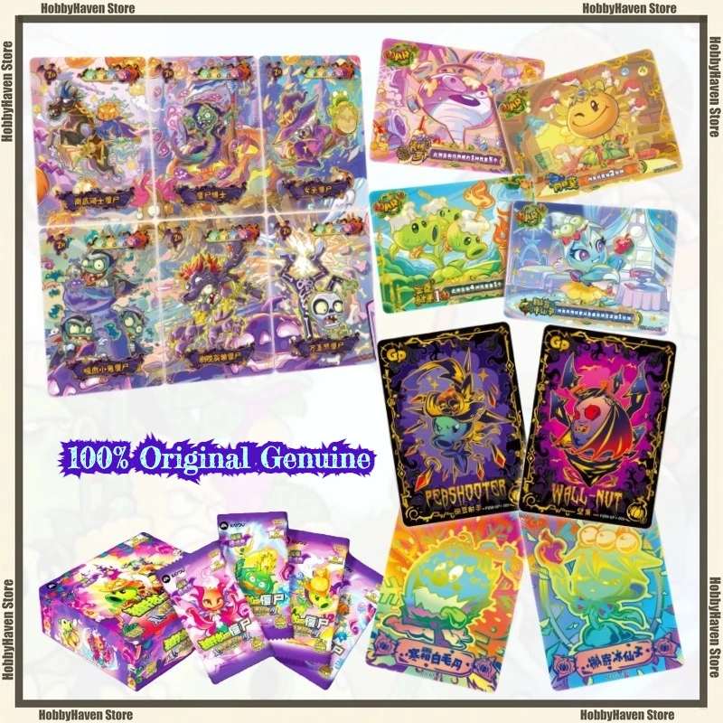 In Stock Card Game Plants Vs. Zombies Wonderful Nature Journey Time and Space Adventure Part 9 Fright Night Card Collection Gift