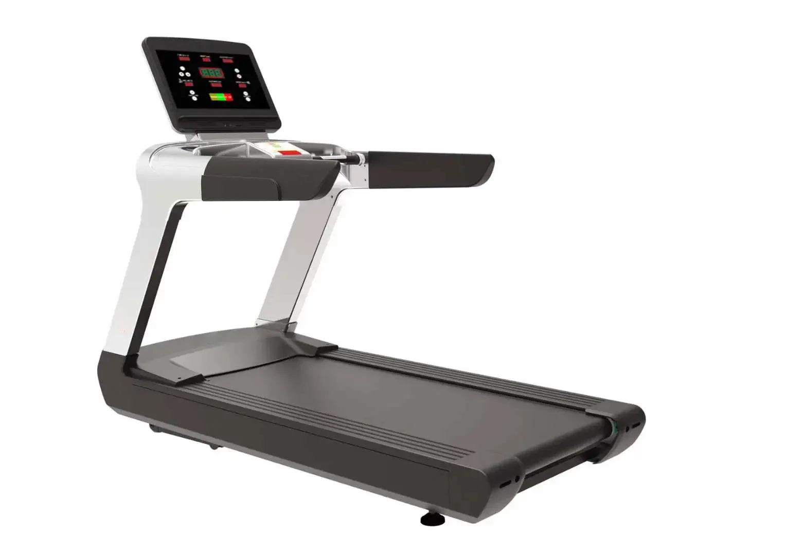 Auto Incline Gym Treadmill Fitness Enthusiasts Athletes Wireless Heart Rate Test LCD Display Supports Foldable Motor Calorie