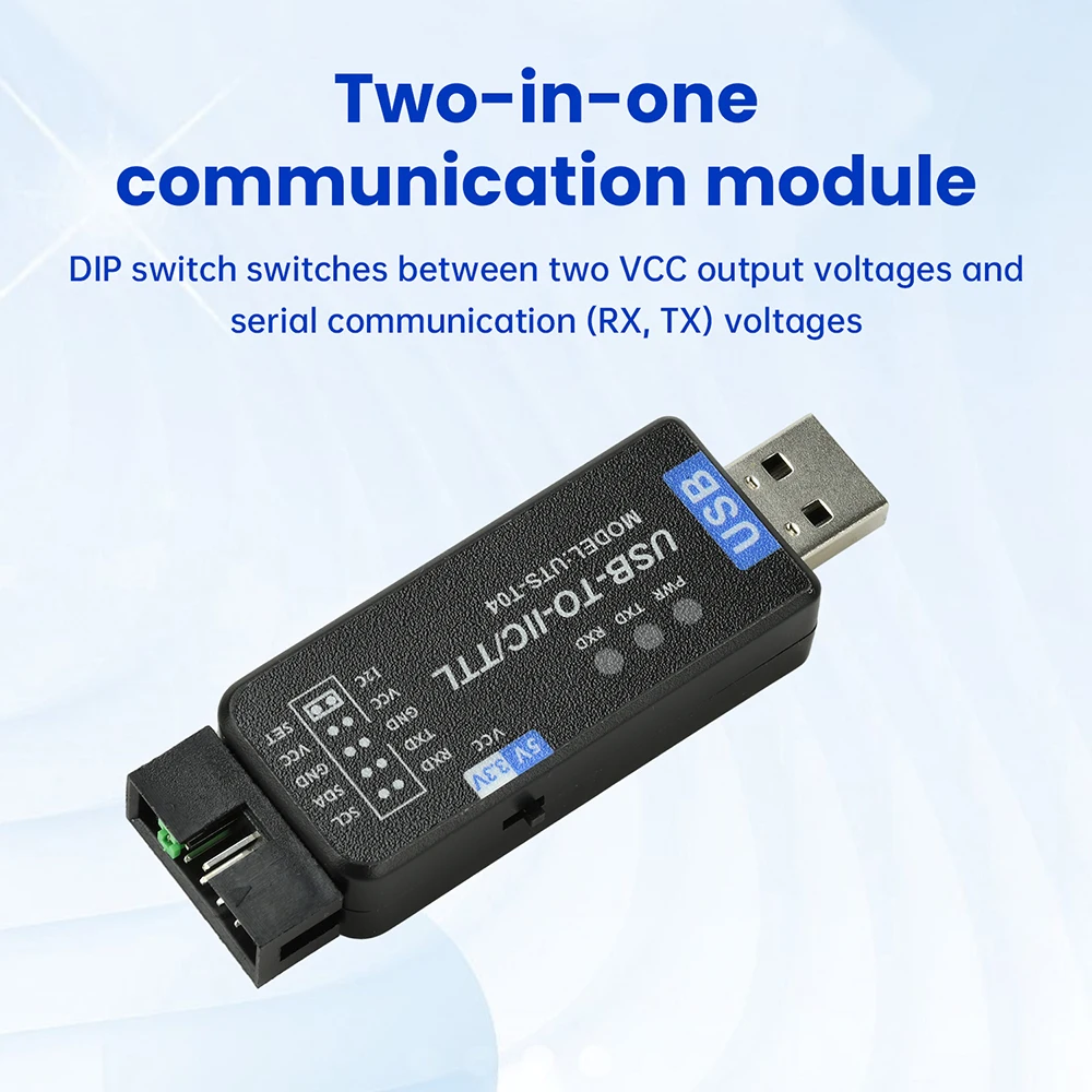 Convertitore da USB a IC2 IIC/TTL Modulo driver gratuito UART Modulo di download di comunicazione da porta seriale da USB a multicanale CH343G