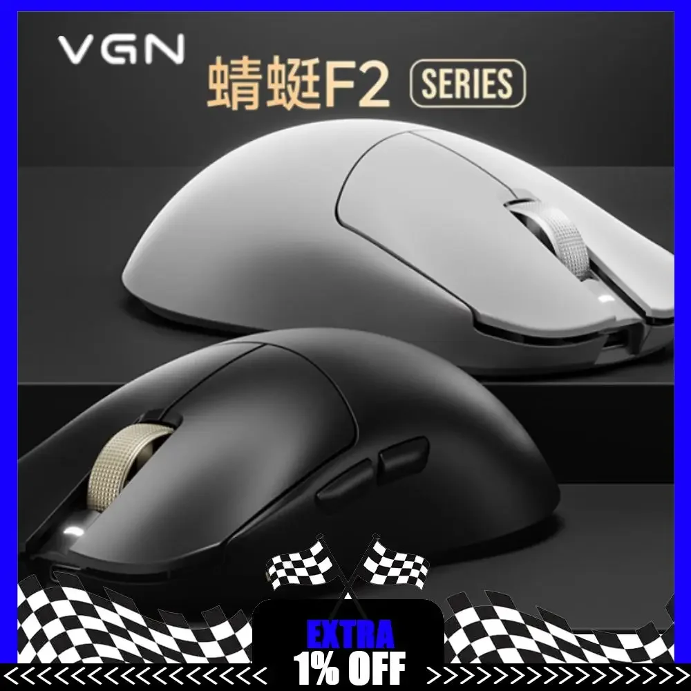 Vgn Dragonfly F2 Ultra+ F2 Promax 8000hz Wireless Mouse Paw3395/3950 Overclocked 36k/42k Dpi 8000hz Wired For Fps Gaming Mouse