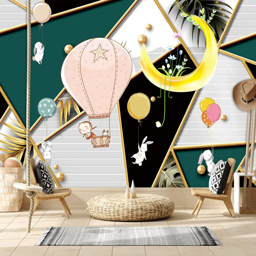 Removable Contact Paper Peel and Stick Wallpaper Wall Papers Home Decor Wallpapers for Living Room Cartoon Animal Stickers Mural