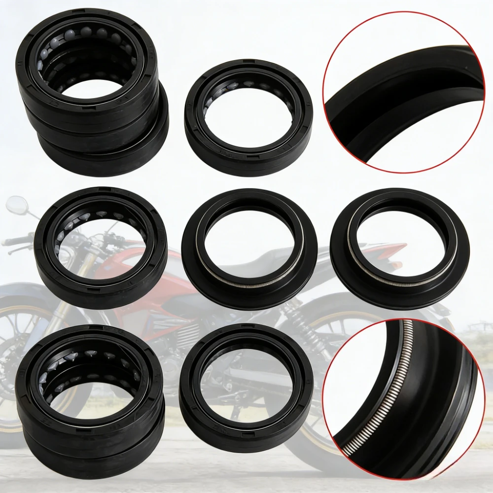 4pc/8pc/16pc 48mm Front Fork Oil Seal Dust Seal For GAS GAS EC 250/IKD 250F 300 350F EX 300/BT 450F/BT MC 125/BT 450F ES SM 700