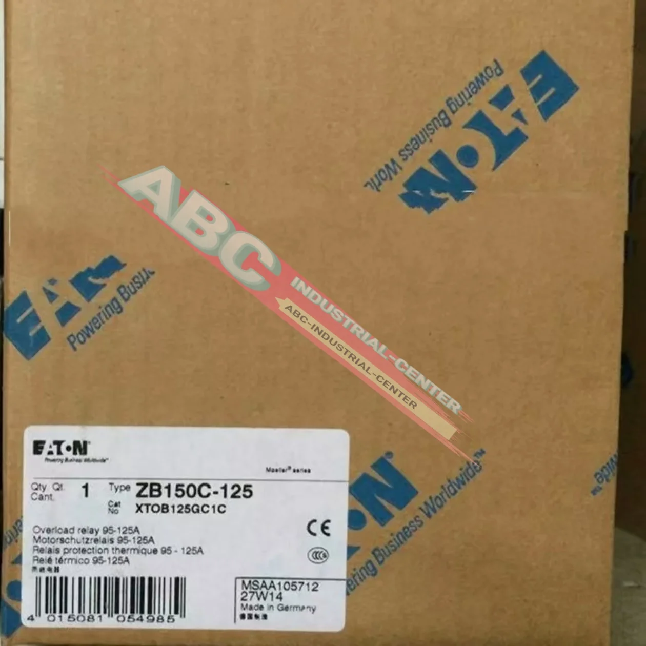 รีเลย์โอเวอร์โหลดความร้อน ZB150C-125 ZB150C-150 รุ่นใหม่ของแท้