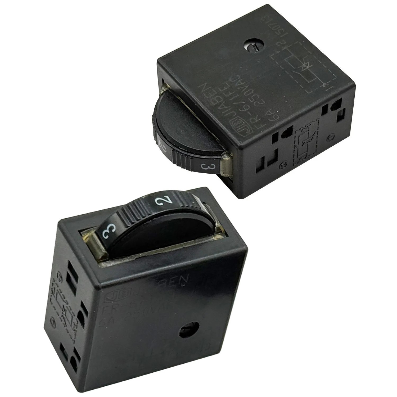 Controllo a 6 velocità per controller lucidatrice smerigliatrice 30 * 30 * 17mm Interruttore a 6 velocità compatibile con funzionamento intuitivo 220v-250v
