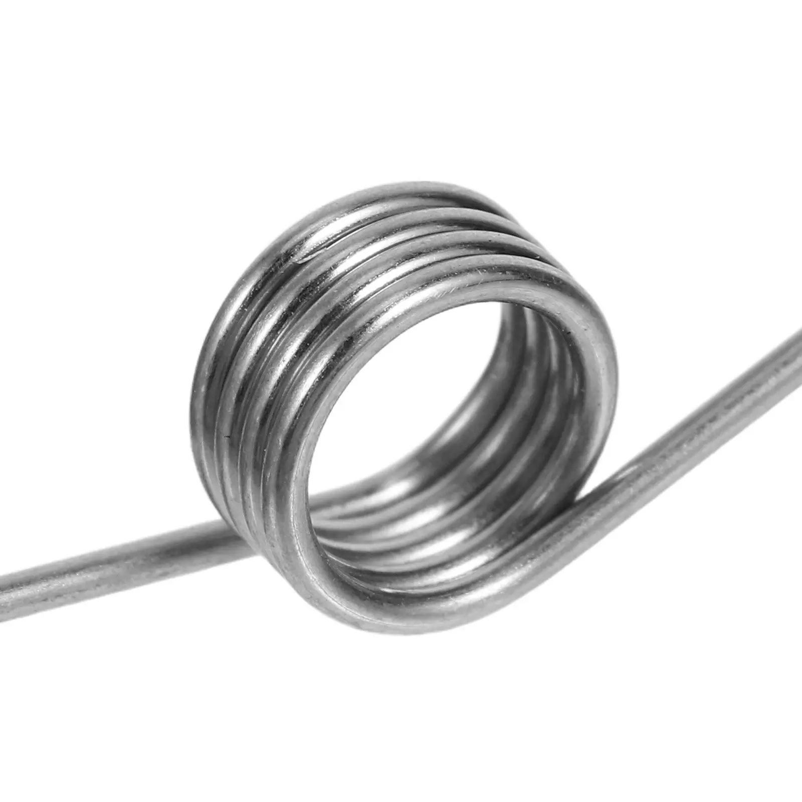 4Pcs Garbage Can Lid Torsional Spring Replacement Heavy Duty Wire Spring for Foot Pedal Hand Pressed Bins Smooth Reliable Action