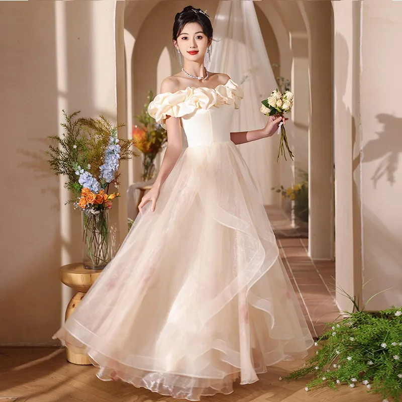 Элегантные темно-синие корейские свадебные платья без бретелек со складками из тюля Русалка по индивидуальному заказу Платье для фотосессии Платье для приема невесты Элегантные темно-синие корейские свадебные платья без бретелек со складками из тюля Русалка по индивидуальному заказу Платье для фотосессии Платье для приема невесты