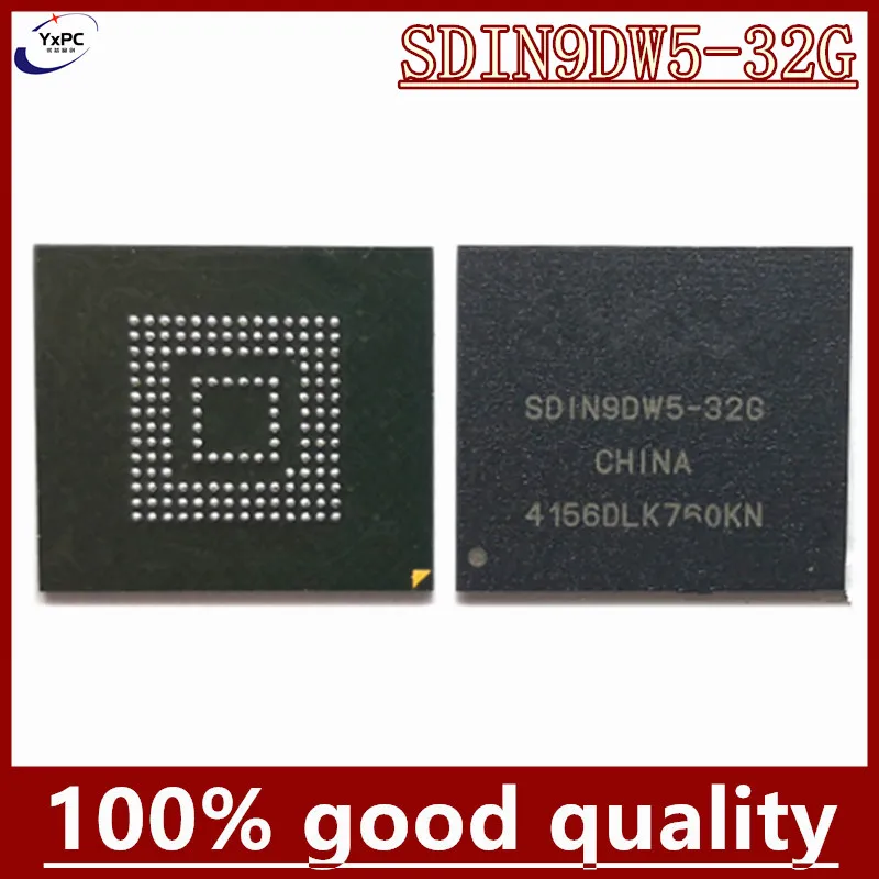 SDIN9DW5-32G SDIN9DW5 32G BGA153 EMMC 32GB Flash Memory IC Chipset with balls