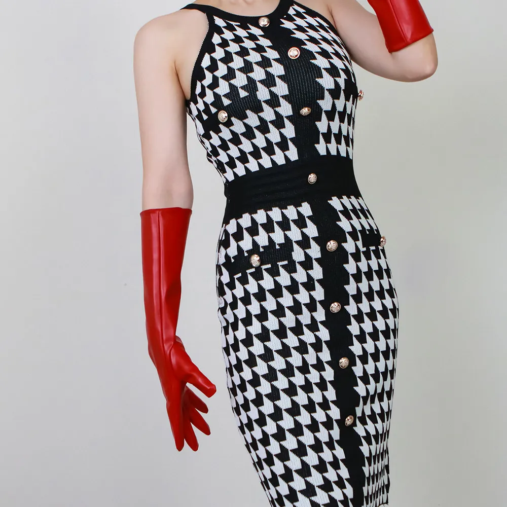 16 Zoll (40 cm) lange Handschuhe aus Leder, Lack-PU, LATEX, Fashion Tech Silver, Subkultur-Accessoires für Damen, leicht, thermisch, Cyberpunk-Stil – Detail 33