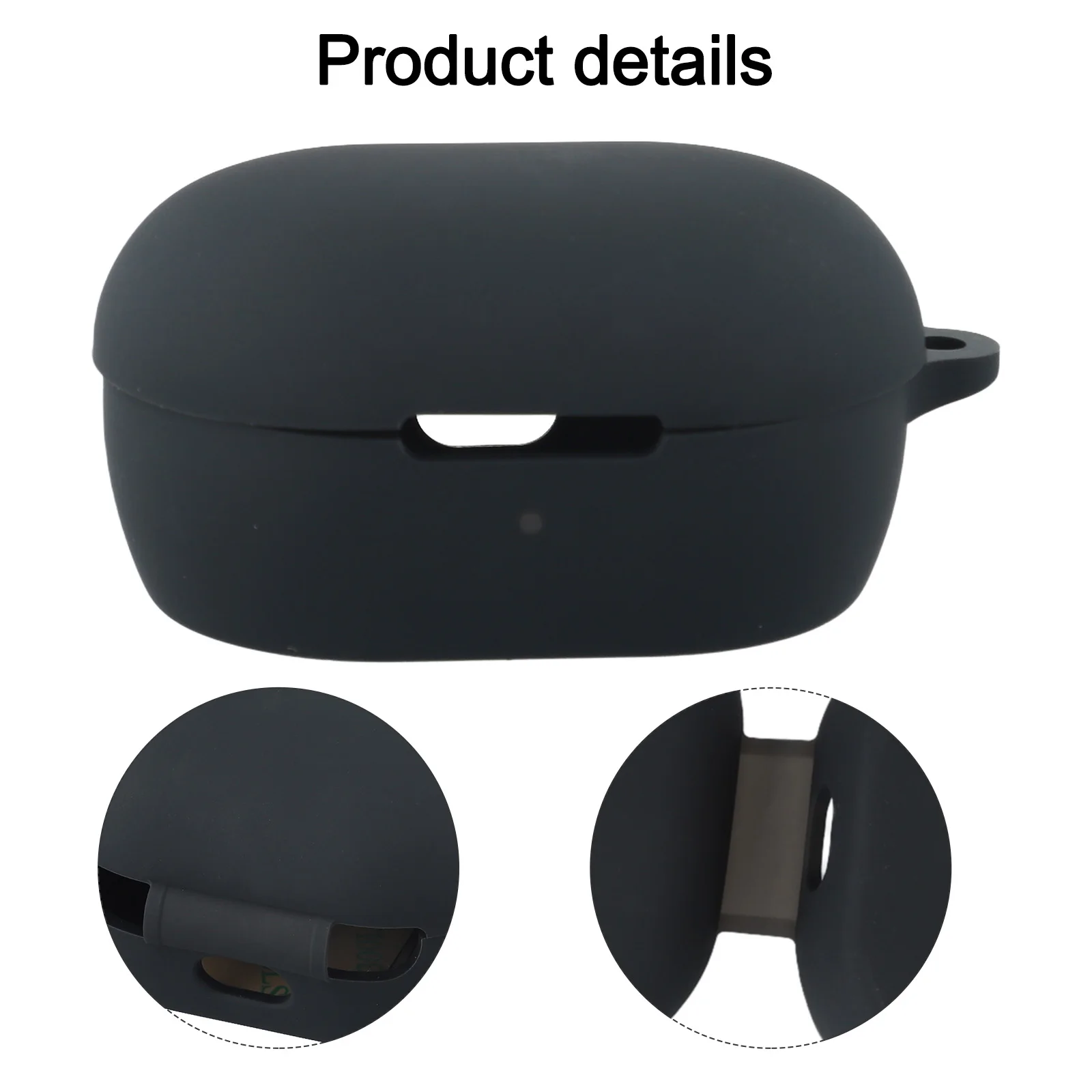 Silicone Shockproof Case for Bose QuietComfort Wireless Earbuds Featuring Lanyard and Keychain for Easy Carrying