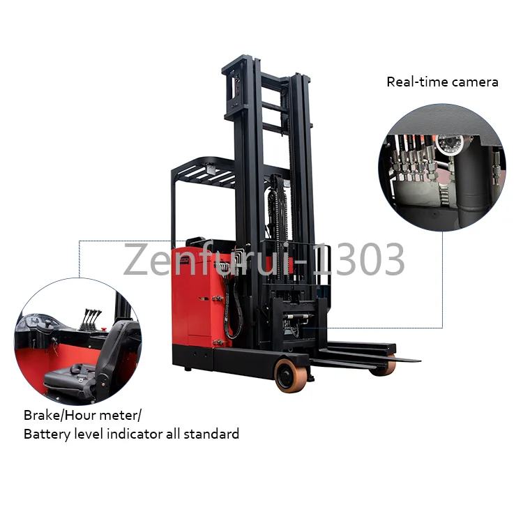 battery stacker hand mini 2ton 2000kg pallet truck electric forklift electric reach truck for narrow aisle