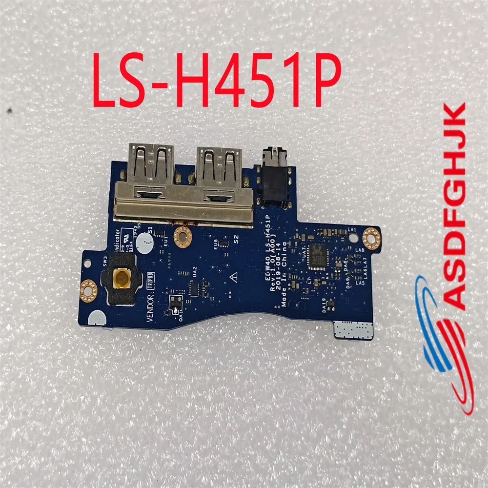 New Laptop Built-in USB interface board Audio Board switch board for DELL Inspiron 7490 LS-H451P 0HT63C
