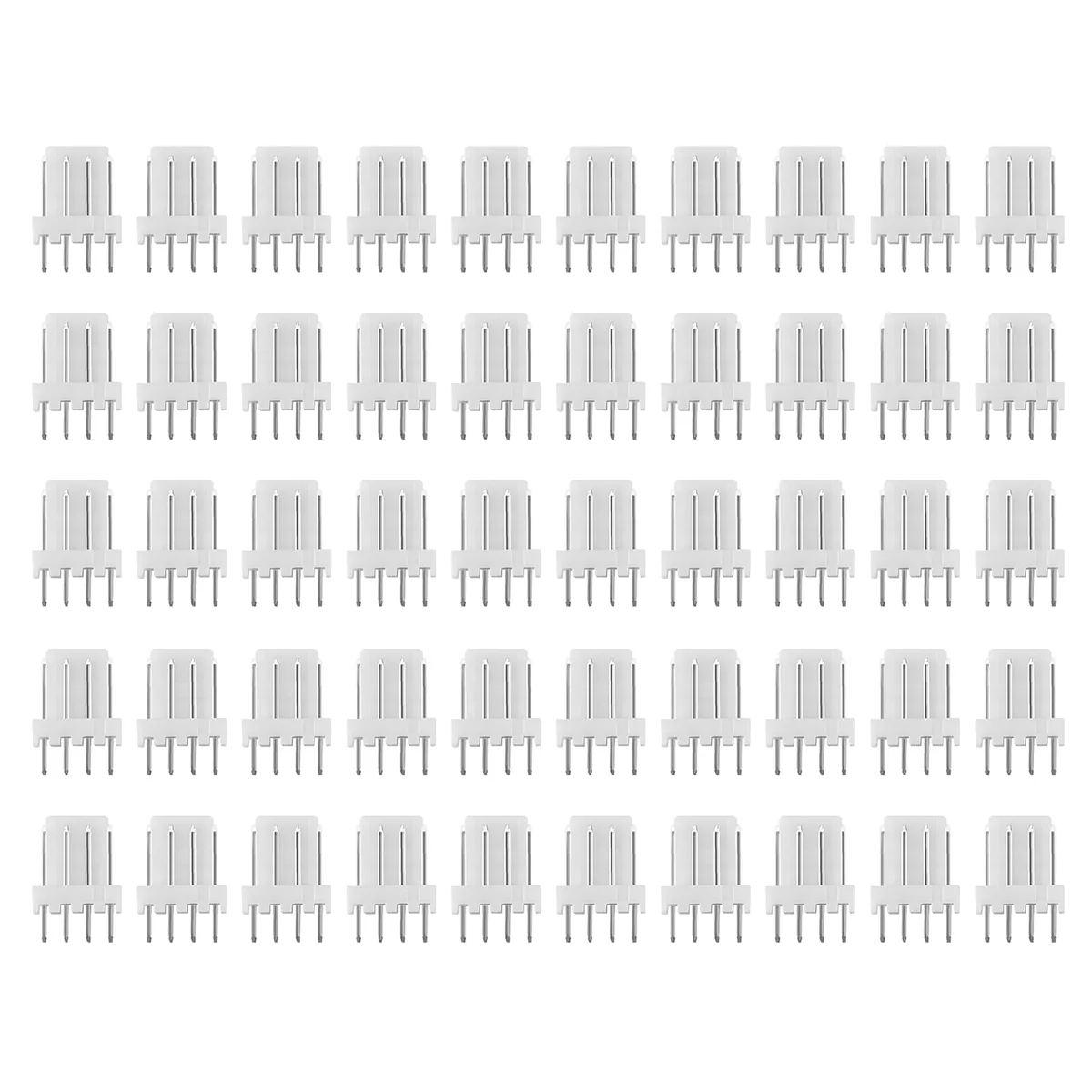 50ชิ้นหัวต่อ KF2510 2.54มม. ขั้วต่อขาตัวผู้4Pin พัดลมสำหรับเครื่องขุดแร่ ASIC Z9 S9 Z15 L3 + T2T DR3 A9 A10 A1