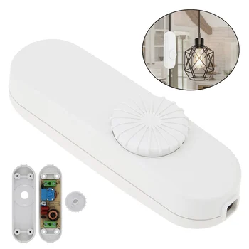LED Dimmer Anahtarı 120 V/220 V Tam Aralıklı Döner Dimmer Anahtarı Inline Lamba Anahtarı Masa Lambası/LED Lamba/Halogen Ampuller
