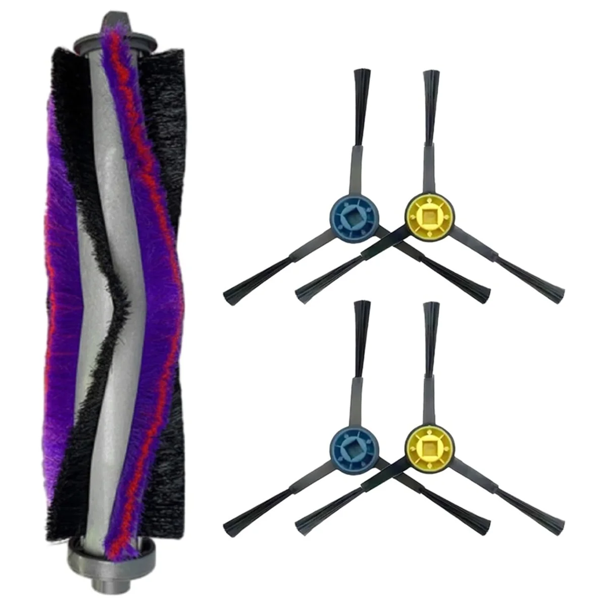 AA87Untuk Midea M9, untuk Eureka NERE10s E10S, untuk Obode A8 Robot Penyedot Debu Kit Suku Cadang Pengganti Sikat Sisi Utama