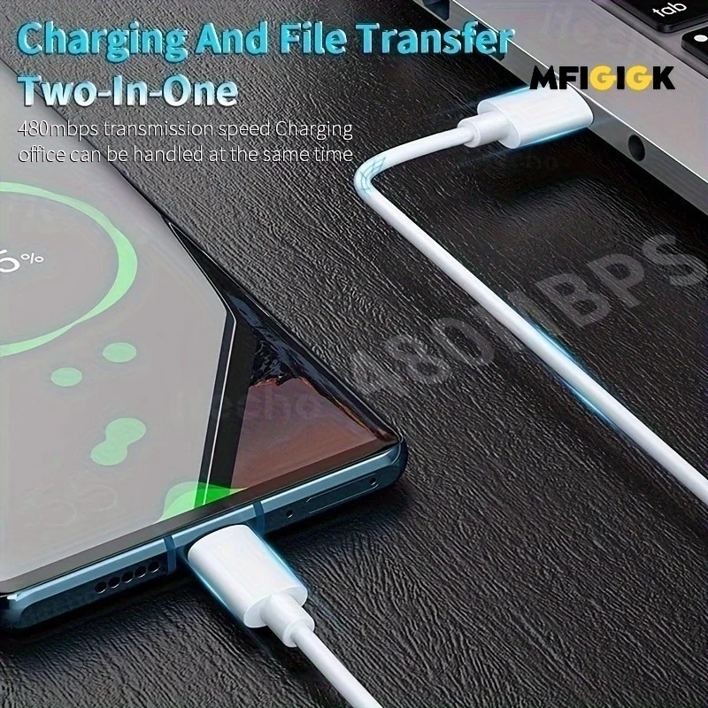 20pcs MFI Certified Premium iPhone USB-C to USB-C, USB-C to lightning Charging Cable- Fast Data Transfer, Compatible with iPhone