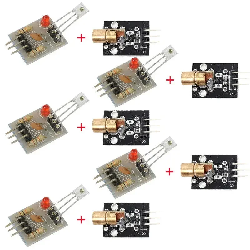 

Fittings Sensor Module 650 Nm Replacement Set With KY-008 Transmitter 1.52 * 2.22cm 10pcs 650 nm For Arduino AVR