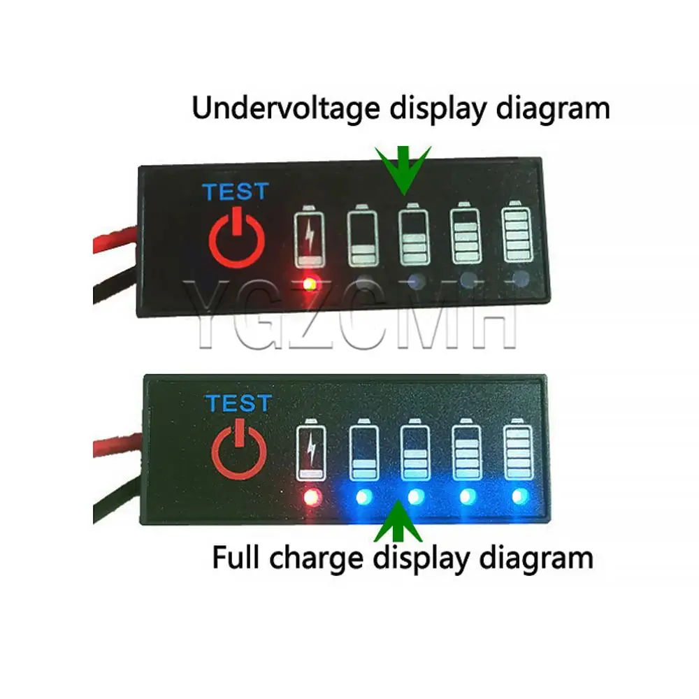1S-7S 3.7V-29.4V Lithium Battery Capacity Indicator 18650 Lipo Li-ion Capacity Board Charging Tester