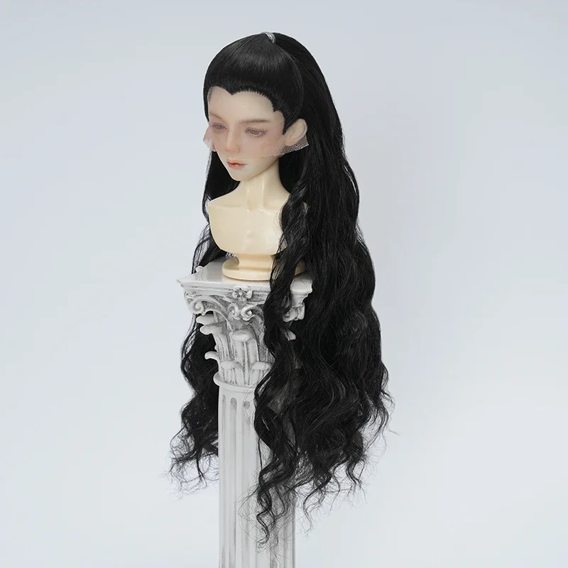 

New Arrived 1/3 Doll's Wig for Bjd Doll Long Curly Hair Girl Toys Handsome Dress Up Play House Fashion Doll Accessories, No Doll