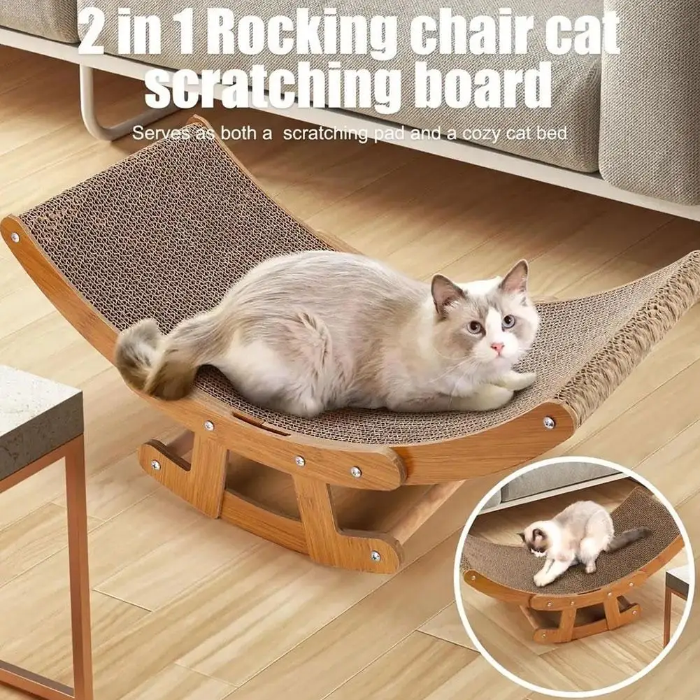 

Cat Scratching Board Rocking Bed High Quality Corrugated Paper Use Grinding Four Entertaining Toy Claw Seasons Cat P7O1