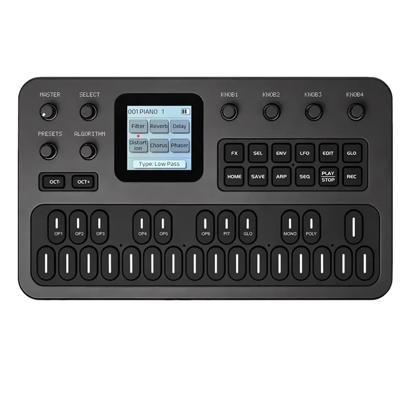 M-VAVE FM-1 Synthesizer Portable Handheld Sound Source 128 Presets Built-in Speaker Battery Powered