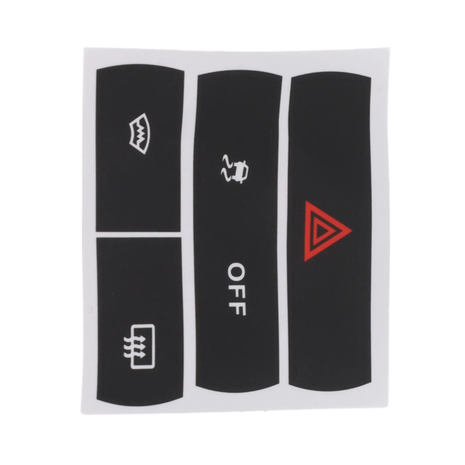 1Set Stickers Repair Hazard Button Defroster For ESP For Ford For S-Max Switch Button Cover Cup Holder Stickers Auto Decals ﻿