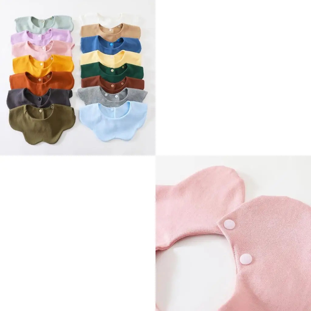 

Baby Burp Cloths Nursing Bib for Toddlers Infant 0-3 Year Adjustable Drooling Apron Feeding Bib Breathable Saliva Towel 4XBC