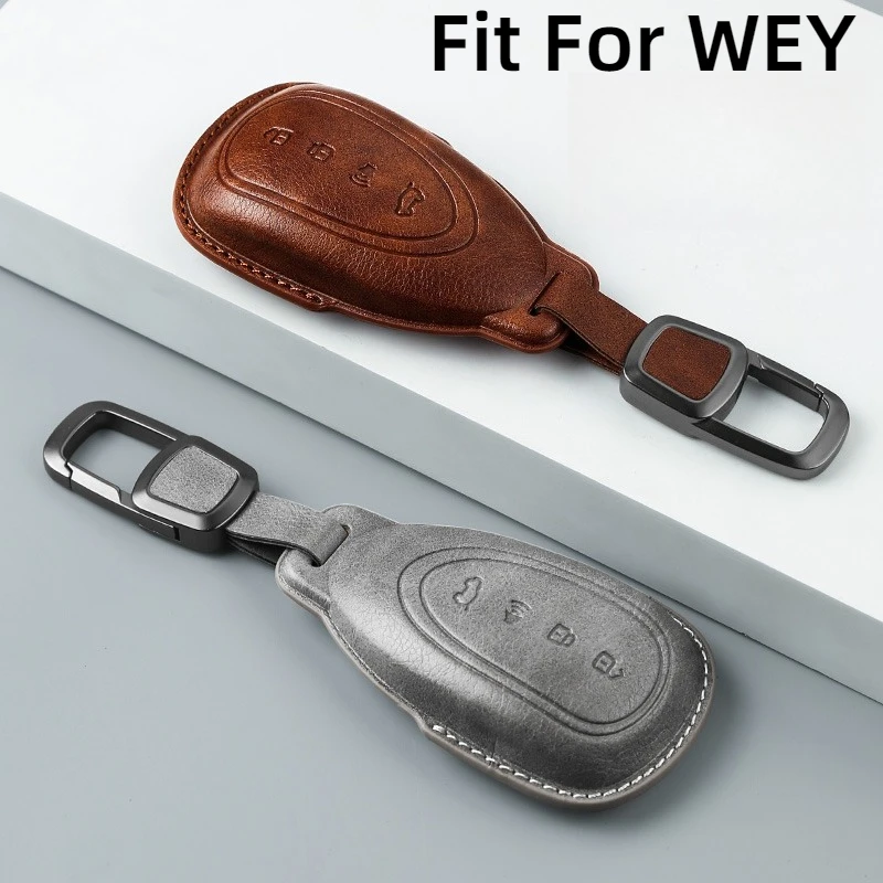 

Fit For WEY Lanshan New MochaCar Key Card Holder Smart Card Case Suede Protective Shell