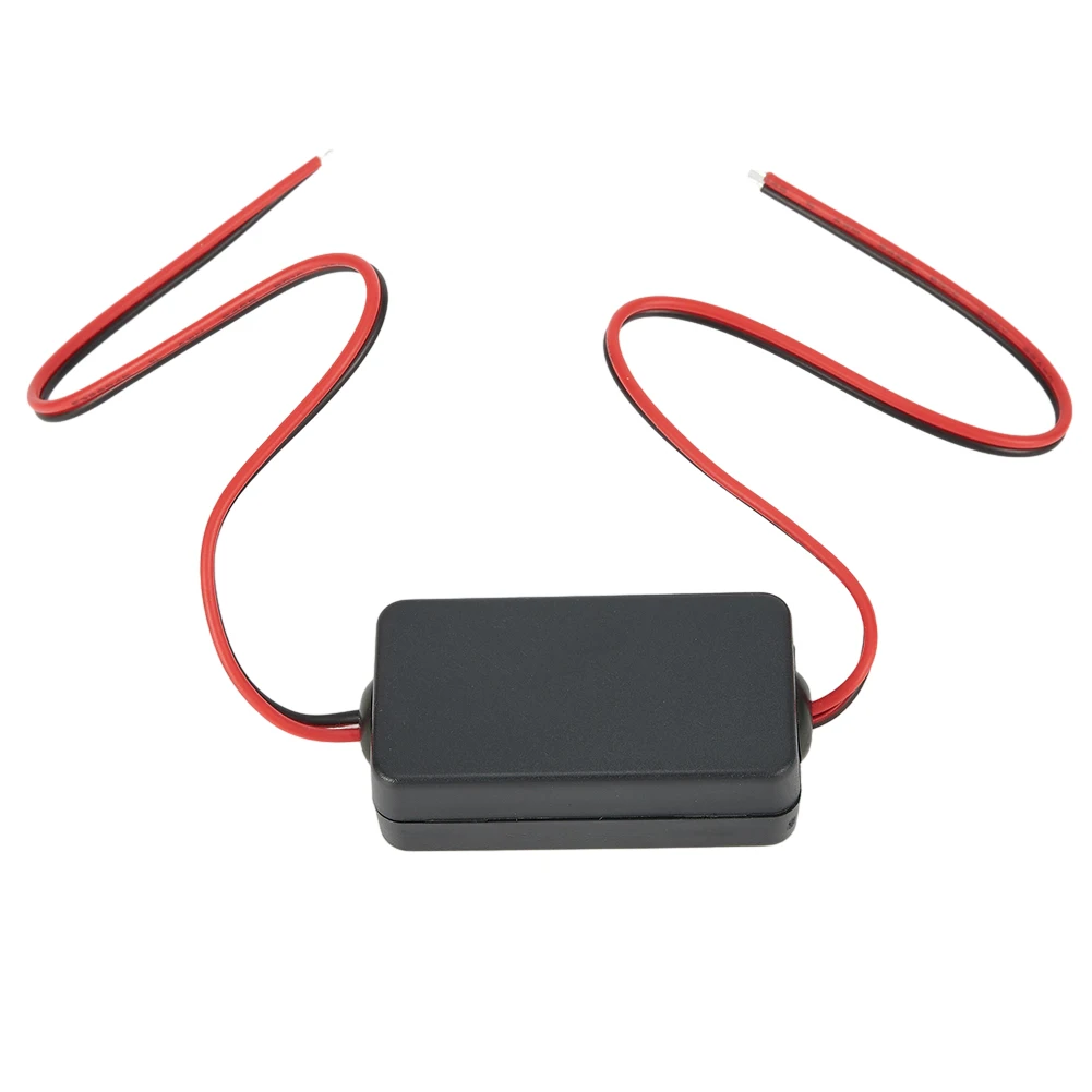 12V DC Power Relays Capacitor Filters Rectifier For Car Rear View Back-up Camera Auto Car Eliminate Interference Connectors