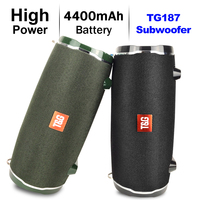 Good TG187 High power wireless portable speaker Waterproof Column For PC Computer Bluetooth-compatible Speakers Subwoofer Boom