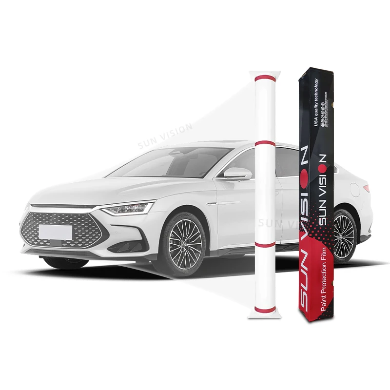 Helder Zandbestendig Hittereparatie Anti-krasverdeler Glanzende zelfherstellende TPU 8-mil hydrofobe TPU-beschermfolie PPF