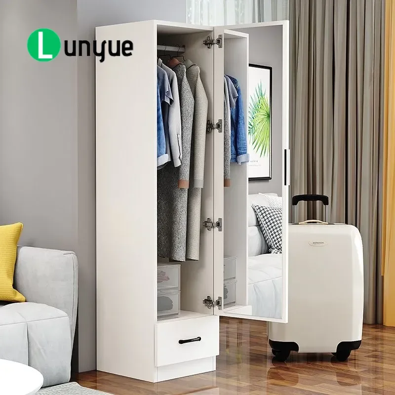 Full Length Mirror Floor Standing Full Body Mirror for Bedroom Wardrobe Simple Modern Design Space Saving for Small Apartment
