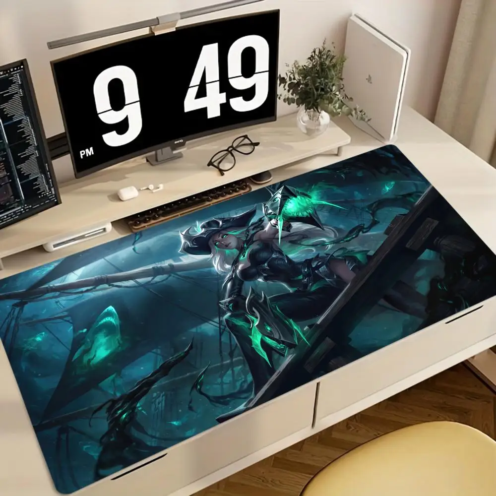 

Large Anime Gaming Mouse Pads, Computer Gaming Accessories, Rubber Non-slip Table Mat, Lock Edges, Perfect for Offices and Games