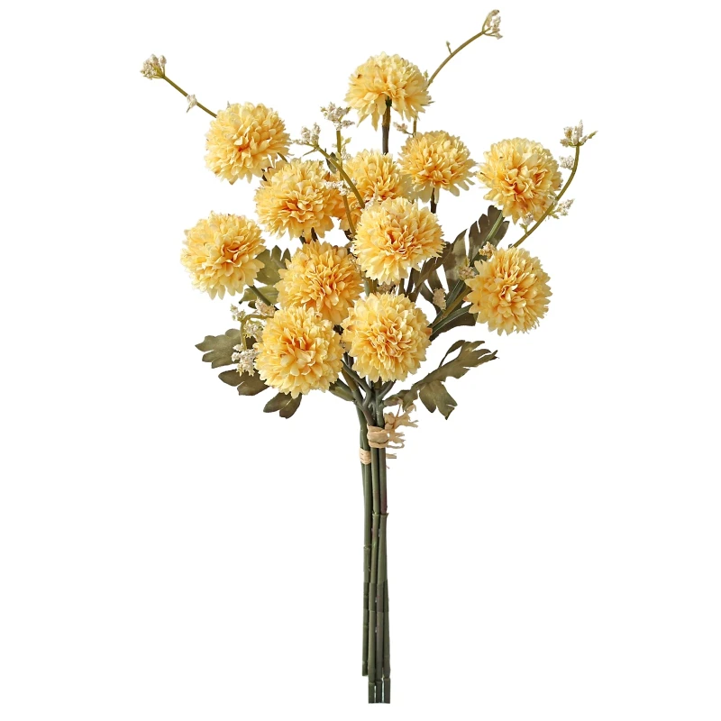 Zijde Kunstbloemen Chrysant Valentijnsdag Bruiloft Thuis Kamer Tafel Tuin Decor Krans Bruidsboeket Ornament Diy Geschenkdoos