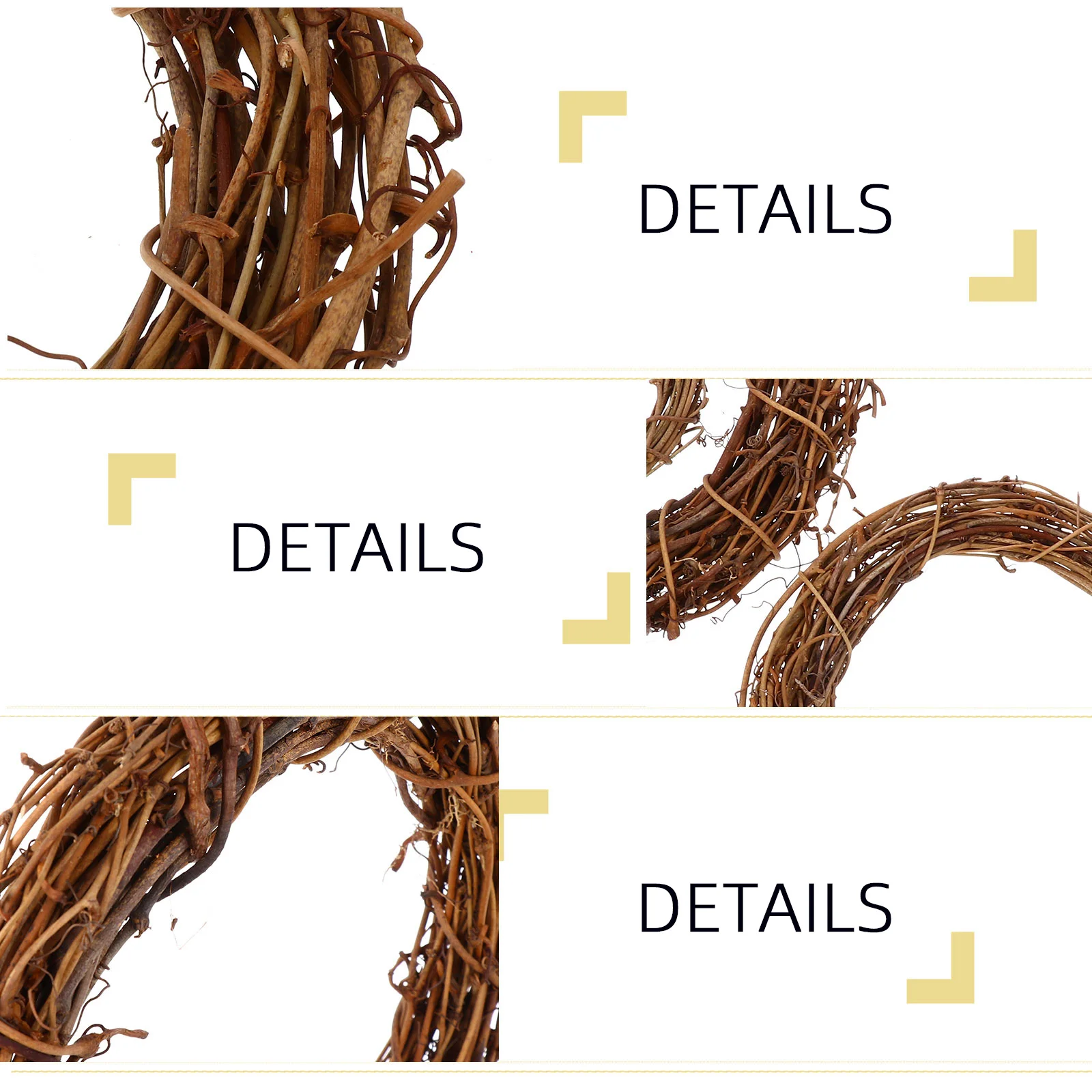 

3 Pcs Natural Twig Wreath Hanging Vine Vine Wreath Hanging Christmas Christmas Diy Crafts DIY Home Decor