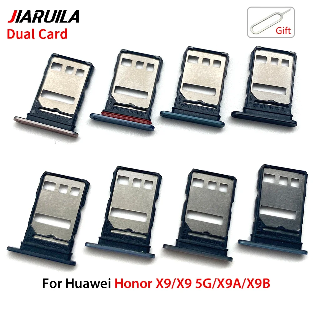 Dual  Sim Card Slot Tray Holder repair part For Huawei Honor X9  X9 5G X9A X9B Sim Card Tray