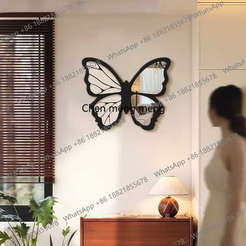 

Design Organizer Mirror Vanity Girls French Black Mirror Living Room Aesthetic Adornos Para El Hogar House Decoration