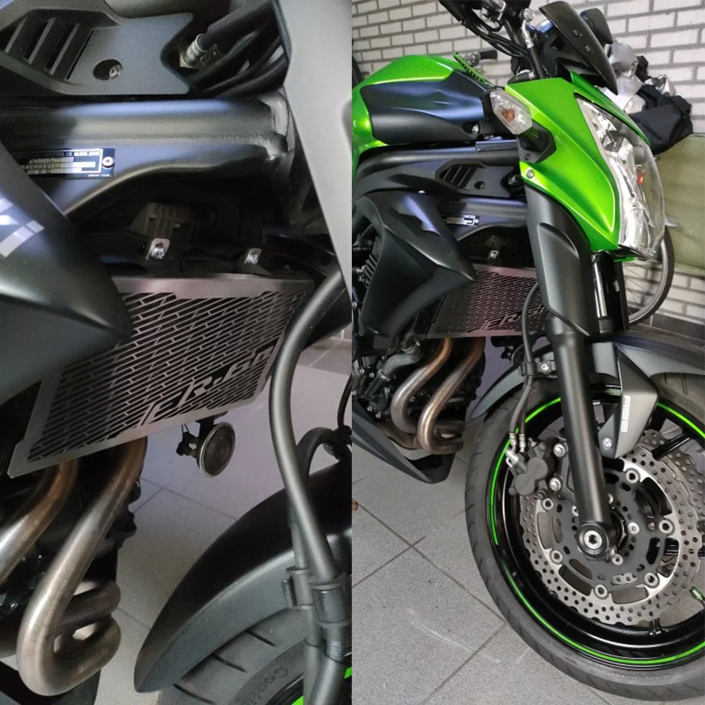 For Kawasaki ER6N ER-6N 2006 2007 2012 2013 2014 2015 2016 Accessories Radiator Protective Cover Grill Grille Guard Protector