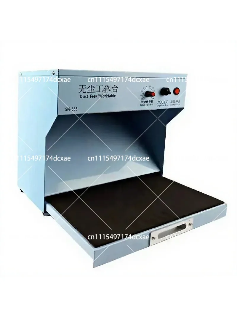 Dust Free Workbench for Phone Repair, Screen Sticking, OCA Dry Adhesive, Negative Ion Dust Removal Station