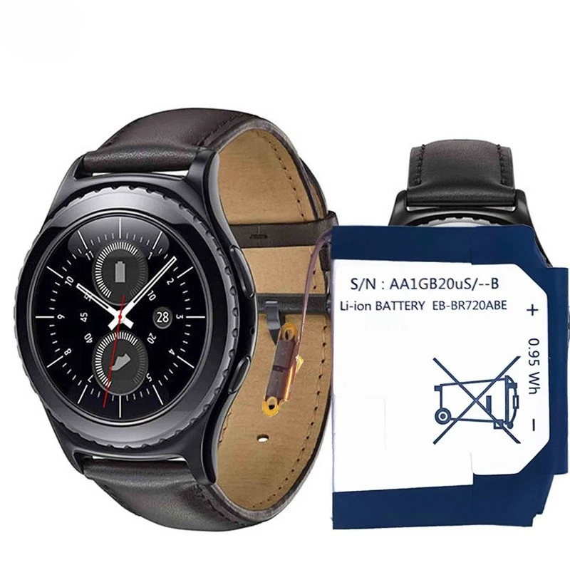 Nieuwe Hoge Kwaliteit Vervangbare EB-BR720ABE Batterij voor Samsung Gear S2 Classic R732 R720 SM-R720 250mAh Batterijen