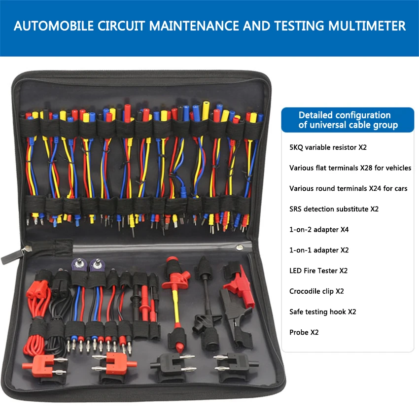 

70pcs Automotive universal wiring harness group Automotive Electronic Connectors Cables Hand Tool Tester