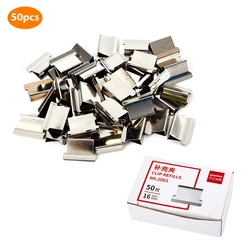 Grampeador metálico para encadernação de documentos, papel Clipper, papelaria