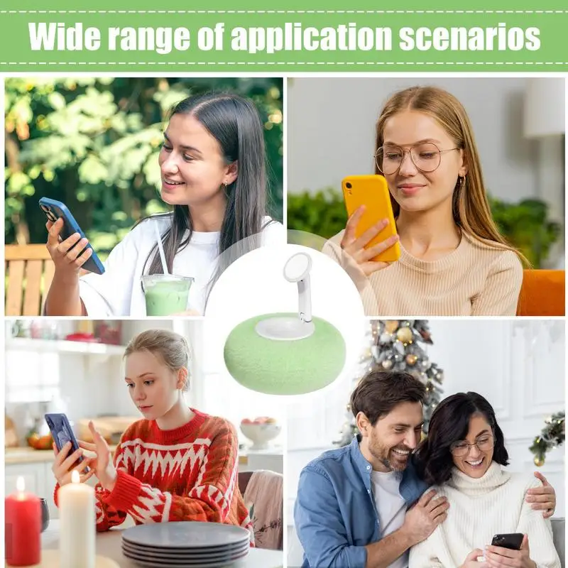 비디오 시청을위한 전화 베개 스탠드 안정적이고 편안한 조절 가능한 각도 높이 디자인 침대 소파 용 휴대 전화 홀더 액세서리