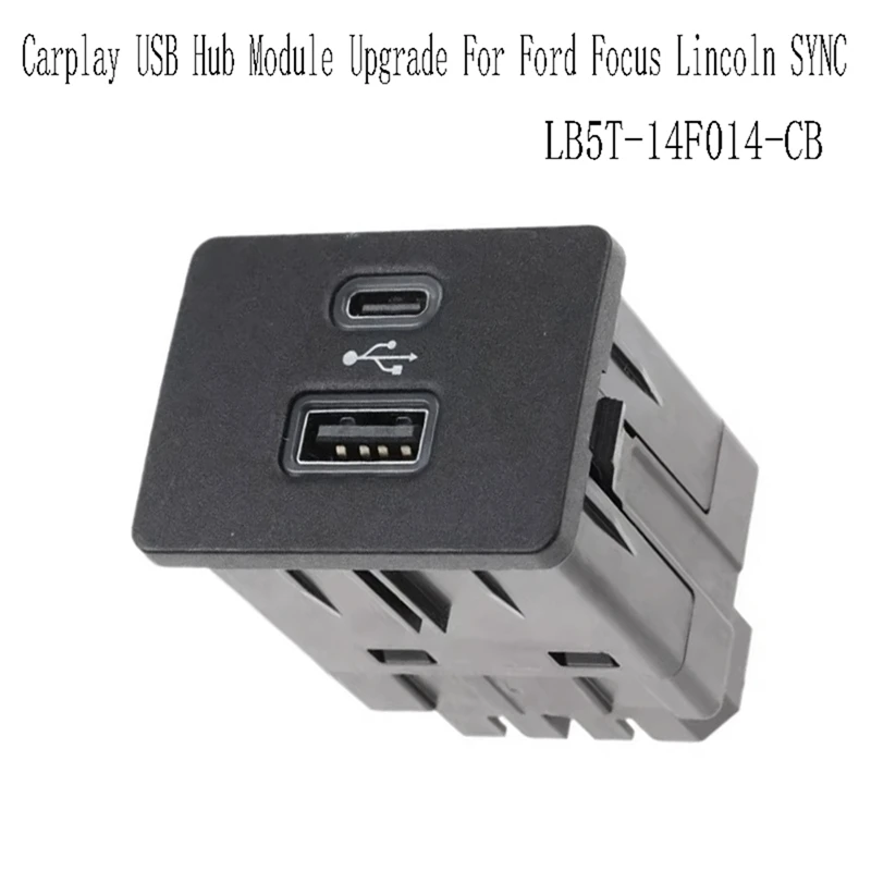 LB5T-14F014-CB Carplay USB Hub Module Upgrade For Ford Focus Lincoln SYNC