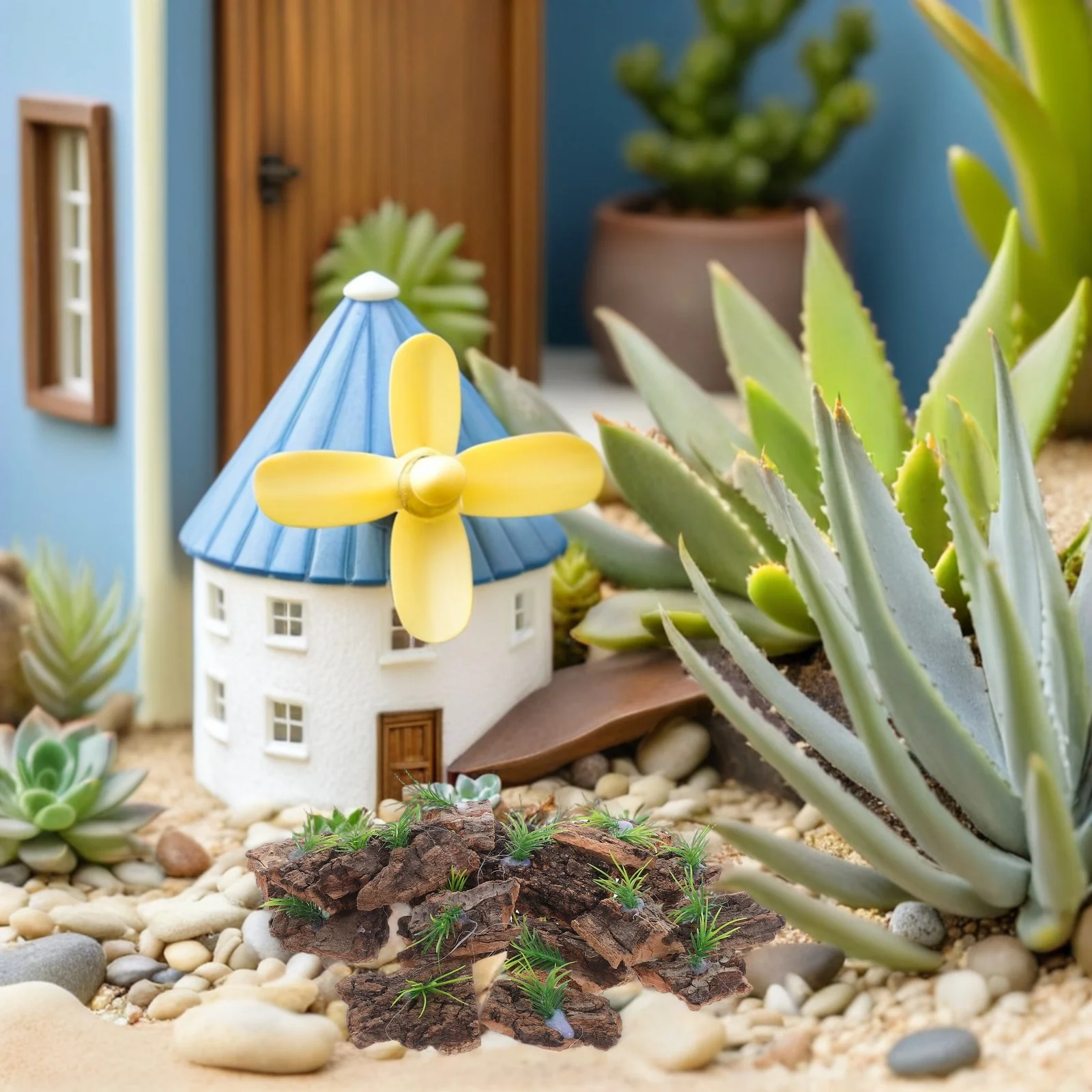 

20Pcs Reptile Tank Cork Bark Natural Tree Bark Background Terrarium Hide Aquarium Decoration Supplies Terrarium Background