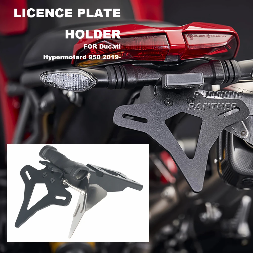 

Подходит для Ducati Hypermotard 950 2019-UP, аксессуары для мотоциклов, задний короткий хвост, держатель номерного знака, кронштейн рамки задней бабки